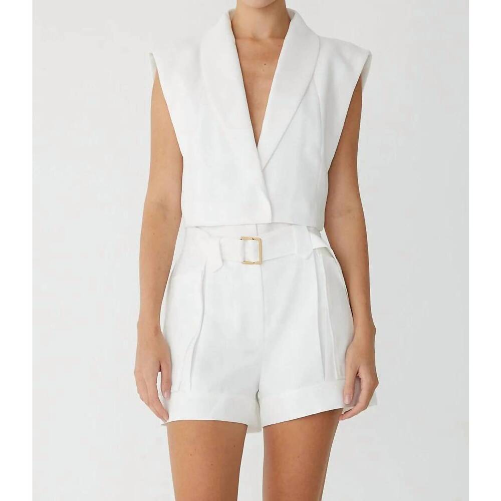 NEW JS71 lourdes vest in white